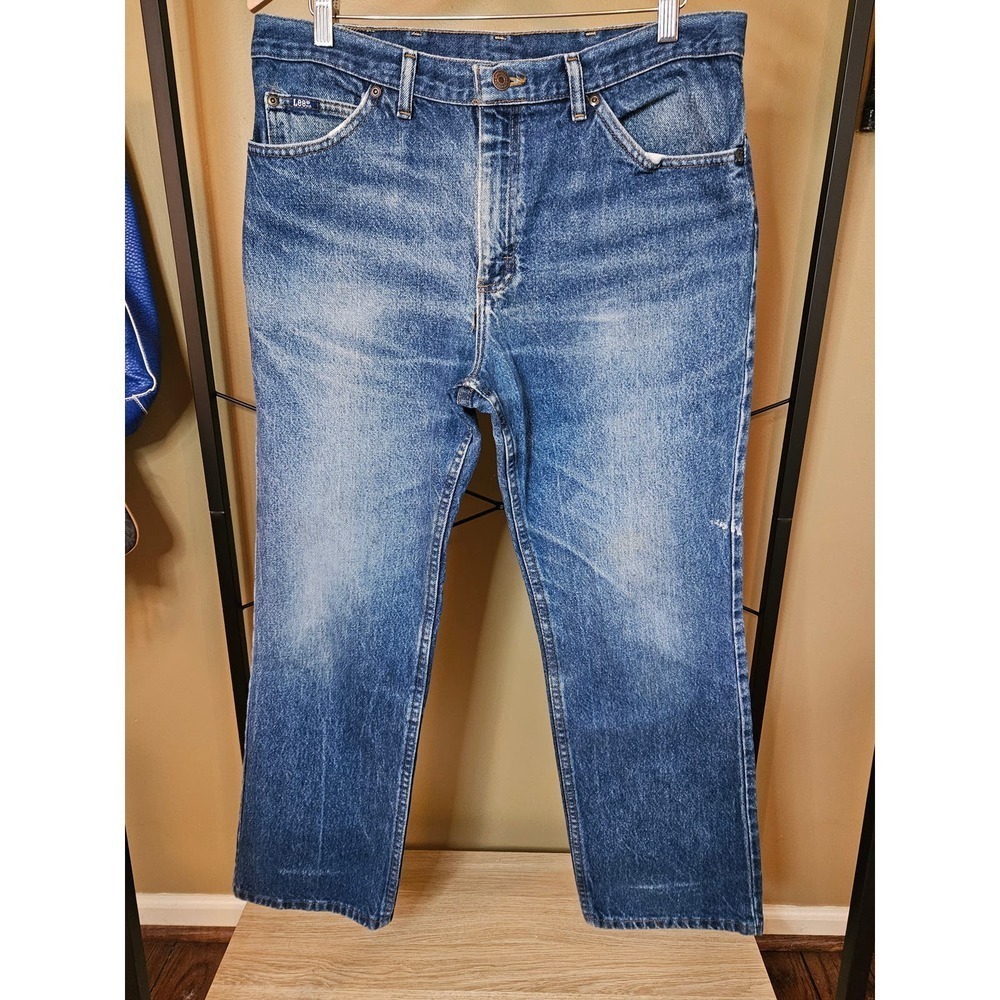Men's Vintage Lee Jeans Size 36/30 - Picture 4 of 9